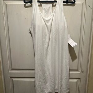 Head White Racerback Tank Dress